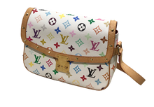 Load image into Gallery viewer, AUTHENTIC Louis Vuitton Sologne White Multicolor Crossbody PREOWNED (WBA1176)