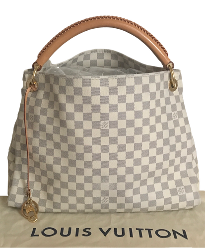 AUTHENTIC Louis Vuitton Artsy Damier Azur MM PREOWNED (WBA1182)