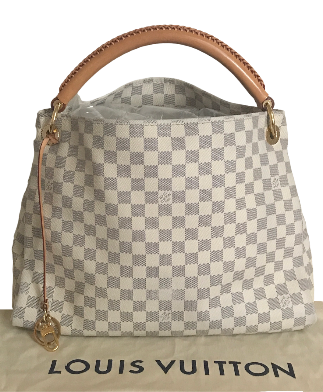 AUTHENTIC Louis Vuitton Artsy Damier Azur MM PREOWNED (WBA1182)