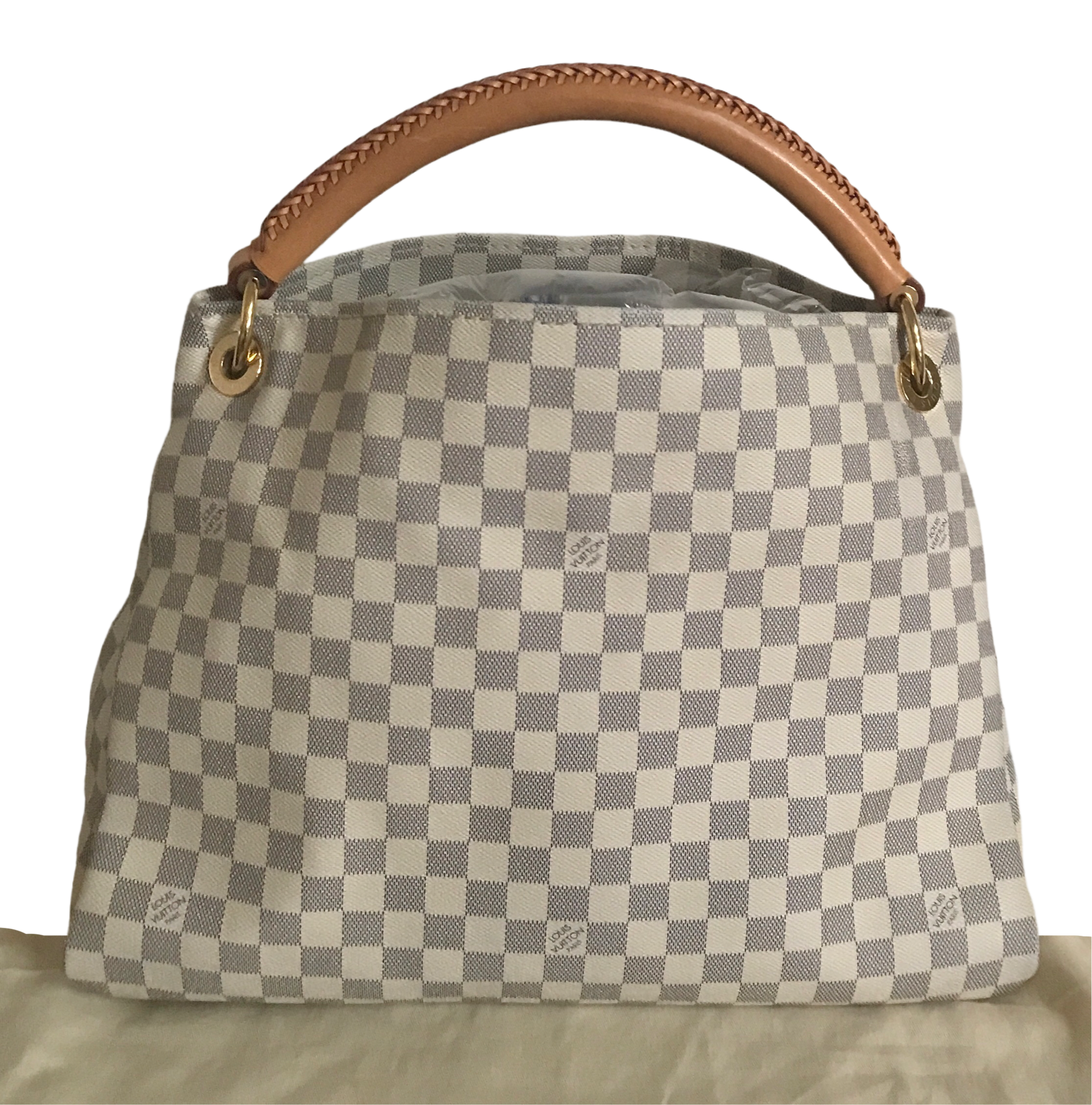 AUTHENTIC Louis Vuitton Artsy Damier Azur MM PREOWNED (WBA1182 AUTHENTIC Louis Vuitton Artsy Damier Azur MM PREOWNED (WBA1182