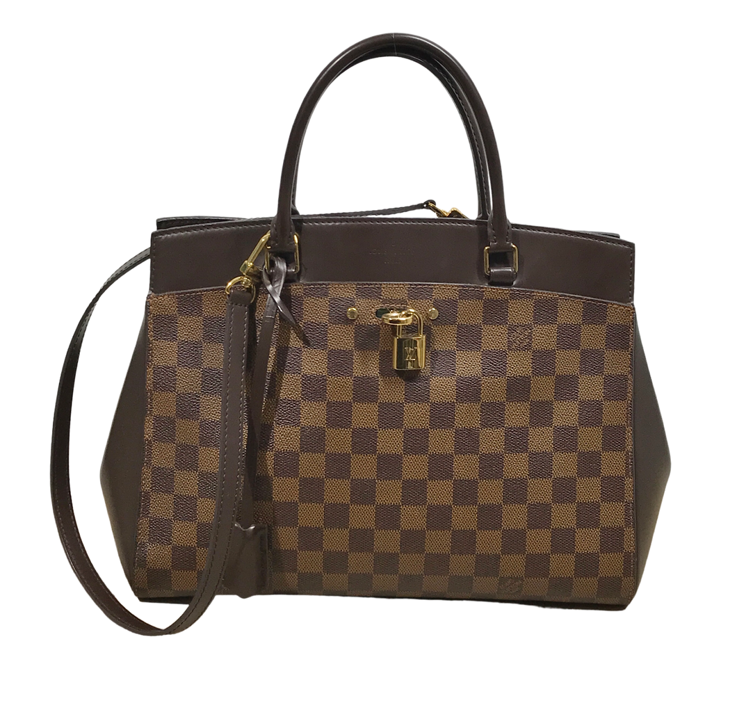 AUTHENTIC Louis Vuitton Rivoli MM Damier Ebene PREOWNED (WBA1159)