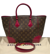 Load image into Gallery viewer, AUTHENTIC Louis Vuitton Phenix MM Fuchsia Monogram PREOWNED (WBA1156)