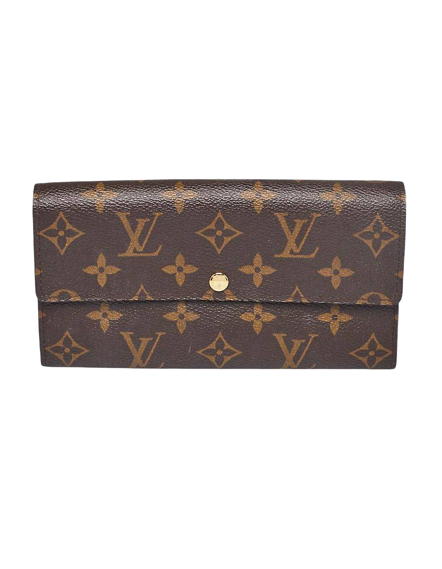 Authentic Louis Vuitton Mono Sarah Wallet