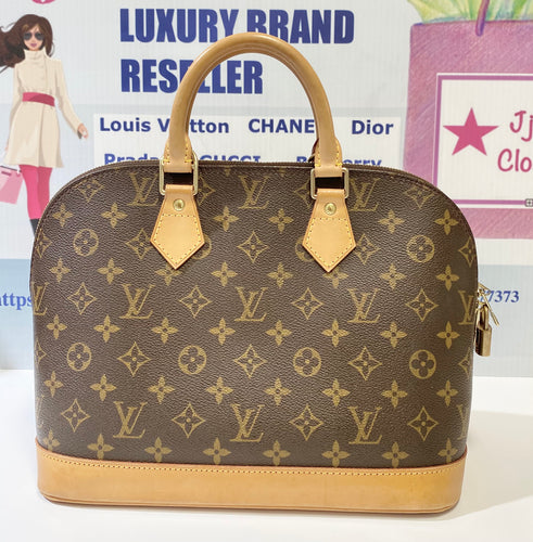 AUTHENTIC Louis Vuitton Alma Monogram PM PREOWNED (WBA296)