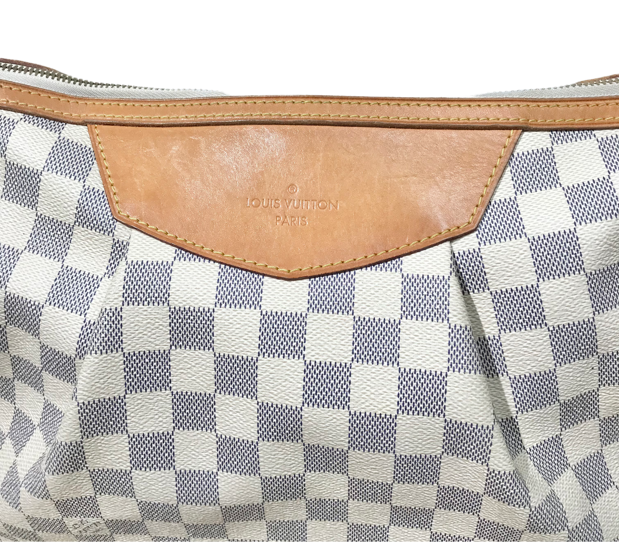 Louis Vuitton Siracusa Damier Azur Crossbody Bag ○ Labellov