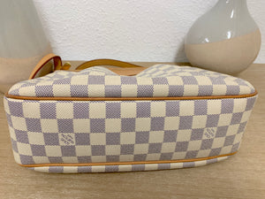 AUTHENTIC Louis Vuitton Siracusa Damier Azur PM PREOWNED