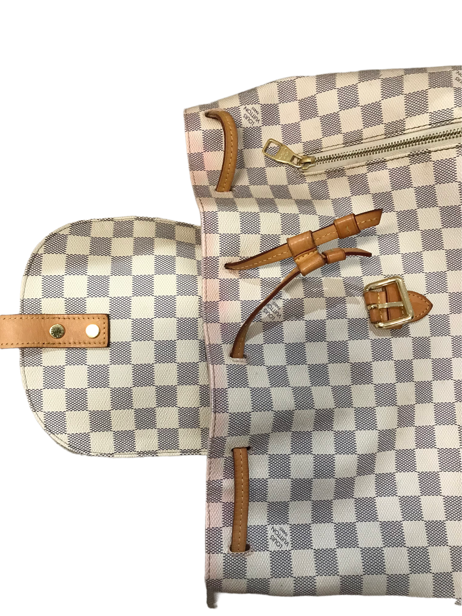 Louis Vuitton Damier Azur Sperone Backpack at 1stDibs