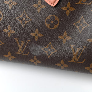 AUTHENTIC Louis Vuitton Monogram Tuileries Sesame Peach PREOWNED (WBA568)