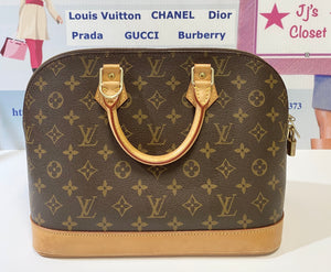 AUTHENTIC Louis Vuitton Alma Monogram PM PREOWNED (WBA296)