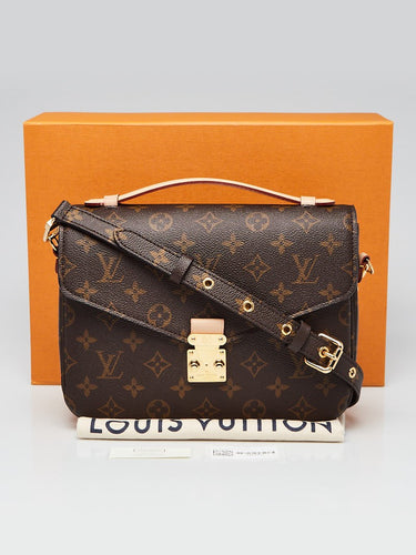 AUTHENTIC Louis Vuitton Pochette Metis Monogram PREOWNED (WBA424)