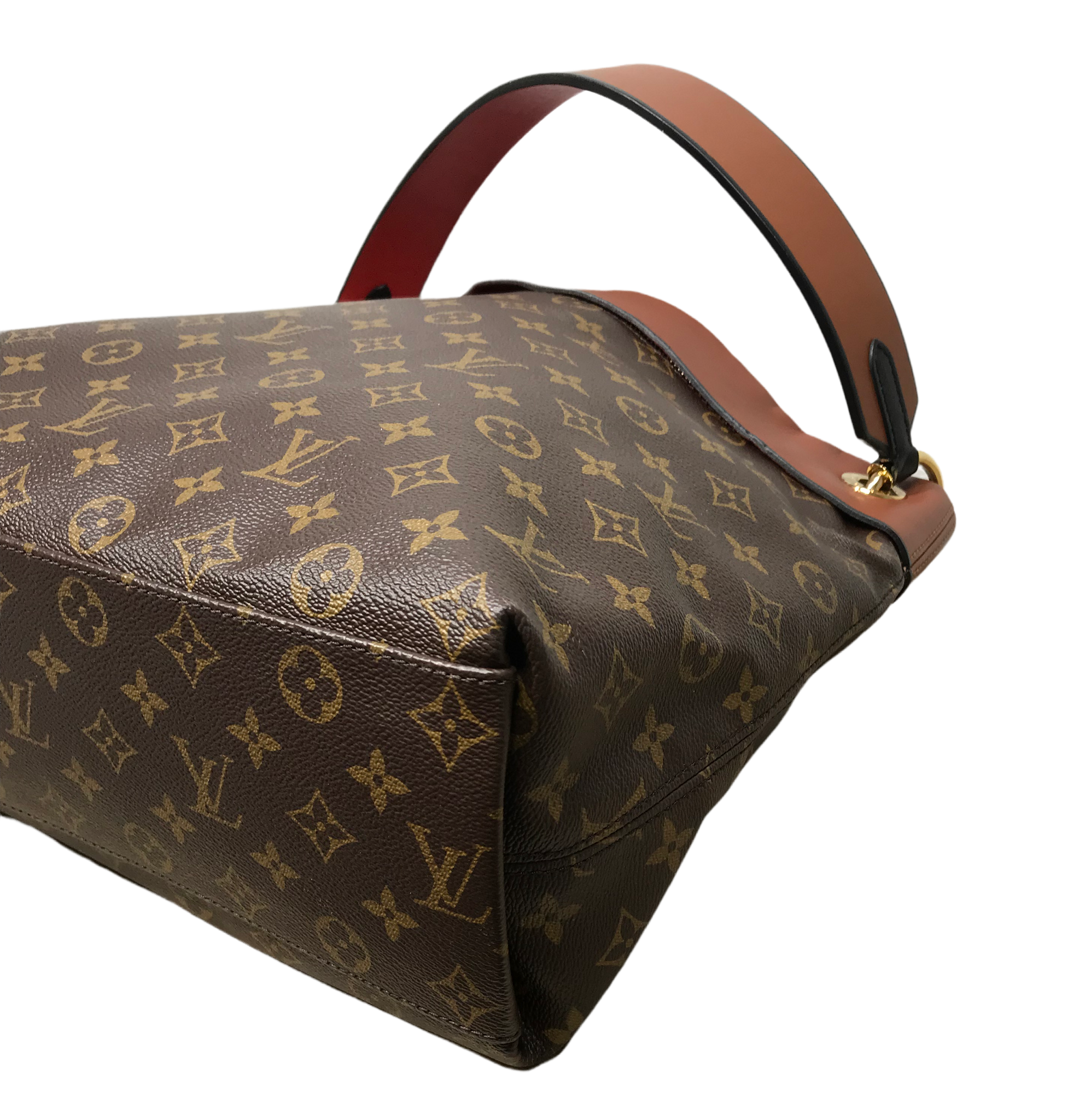Louis Vuitton Tuileries Brown Canvas Shoulder Bag (Pre-Owned)