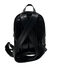 Load image into Gallery viewer, AUTHENTIC Burberry Coated Canvas Horseferry Print Black Backpack PREOWNED (WBA585)