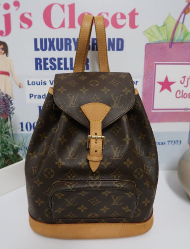 AUTHENTIC Louis Vuitton Montsouris Monogram MM Backpack PREOWNED