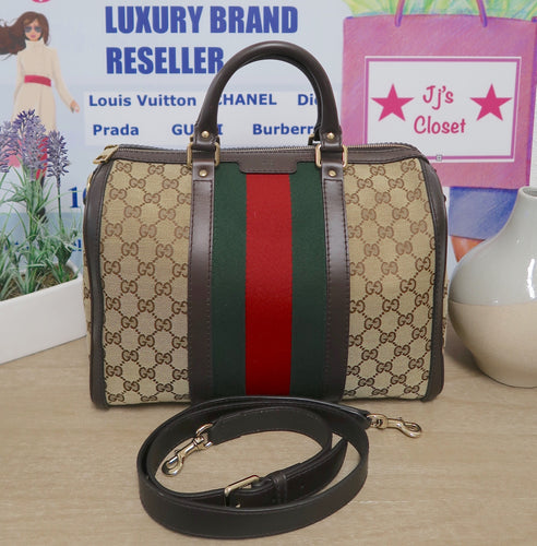 AUTHENTIC Gucci Boston PREOWNED (WBA050)