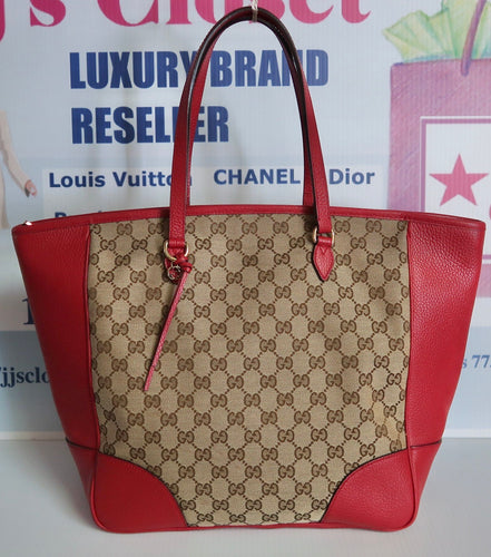 AUTHENTIC Gucci GG Bree Red Preowned (WBA158)