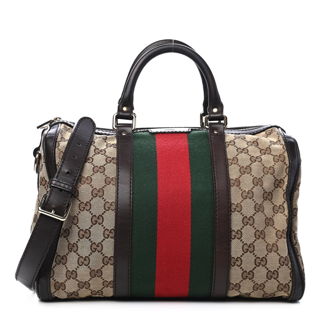 Gucci, Bags, Authentic Vintage Gucci Boston Handbag