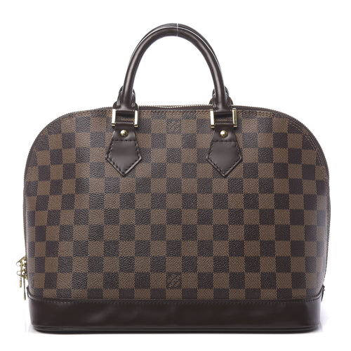 AUTHENTIC Louis Vuitton Alma Damier Ebene PM PREOWNED (WBA474)