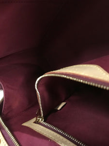 Louis Vuitton Purple Vernis Brea MM Brown Light brown Leather Patent  leather ref.439955 - Joli Closet