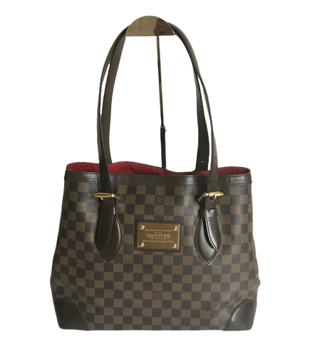 AUTHENTIC Louis Vuitton Hampstead Damier Ebene PREOWNED (WBA690)