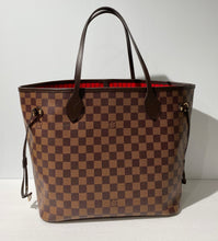 Load image into Gallery viewer, AUTHENTIC Louis Vuitton Neverfull Damier Ebene MM PREOWNED (WBA278)