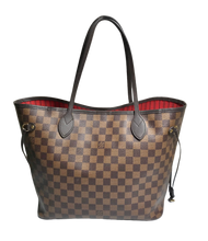 Load image into Gallery viewer, AUTHENTIC Louis Vuitton Neverfull Damier Ebene MM PREOWNED (WBA760)