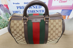 AUTHENTIC Gucci Boston PREOWNED (WBA050)