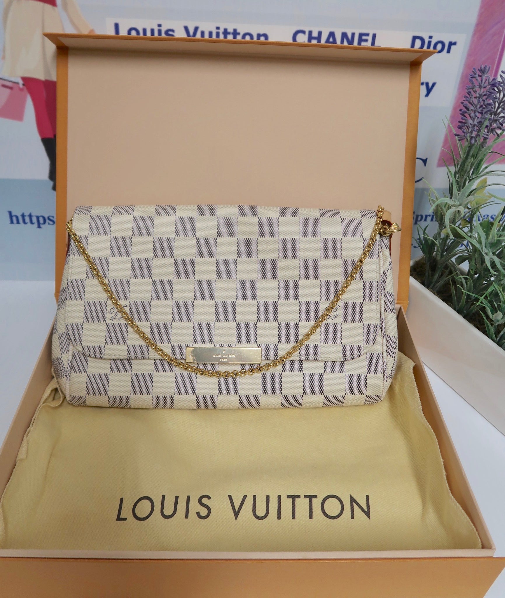 Louis Vuitton Damier Azur Favorite MM