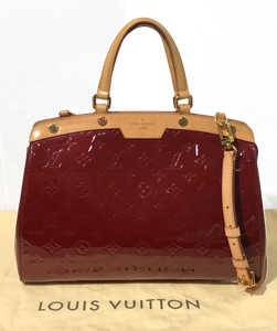 Louis Vuitton Monogram Vernis Brea MM - Red Handle Bags, Handbags
