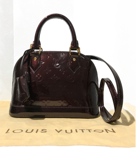 Louis Vuitton Amarante Monogram Vernis Alma BB Bag Louis Vuitton
