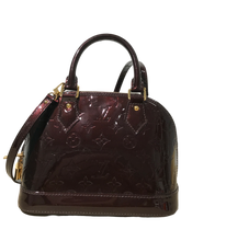 Load image into Gallery viewer, AUTHENTIC Louis Vuitton Alma BB Vernis Amarante PREOWNED (WBA891)