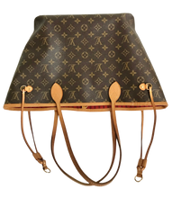 Load image into Gallery viewer, AUTHENTIC Louis Vuitton Neverfull Monogram Cherry MM PREOWNED (WBA858)