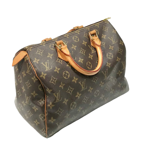 AUTHENTIC Louis Vuitton Speedy 30 Monogram PREOWNED (WBA591)