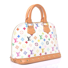 Load image into Gallery viewer, AUTHENTIC Louis Vuitton Alma White Monogram Multicolor PM PREOWNED (WBA621