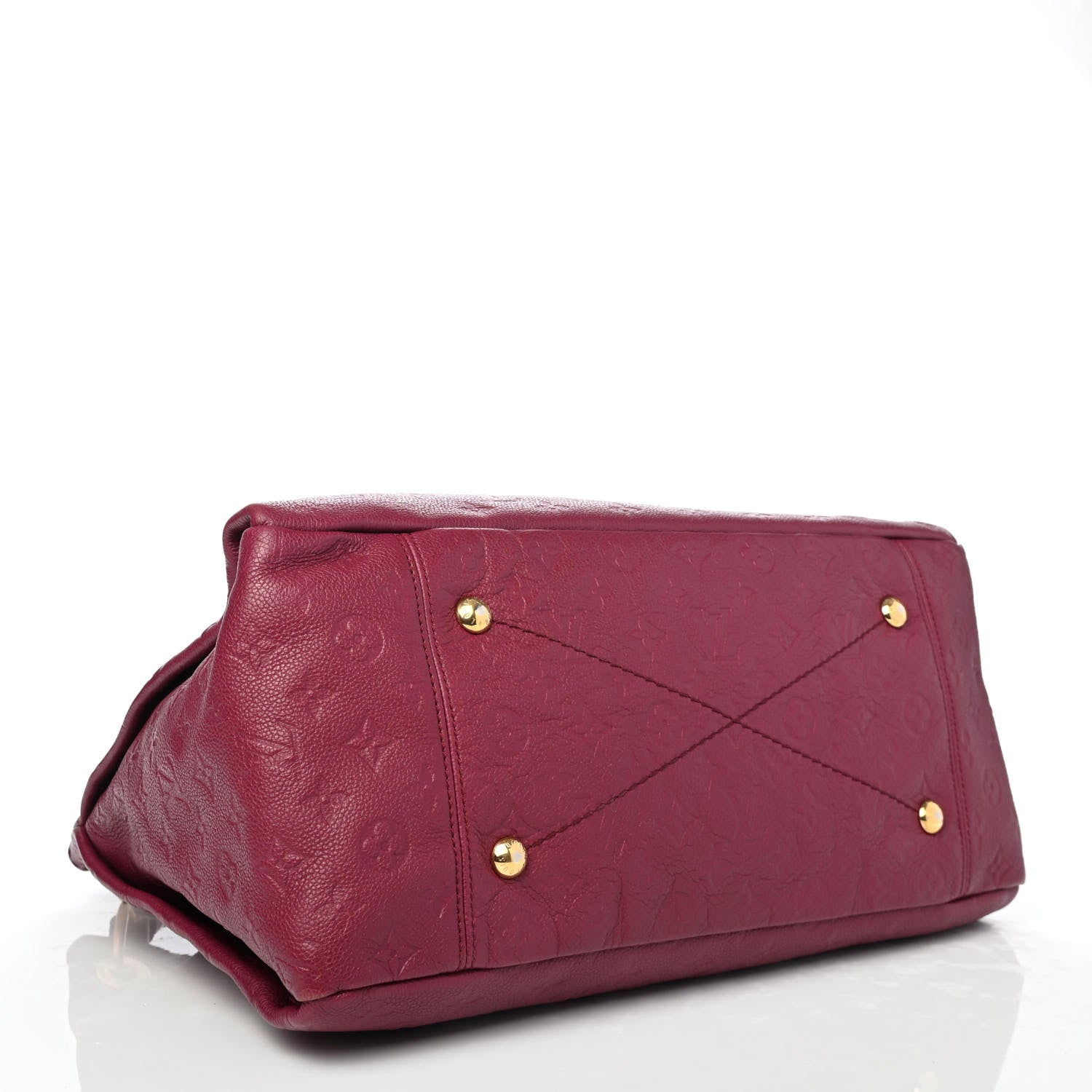 Louis Vuitton Artsy Shoulder Bag MM Burgundy Leather