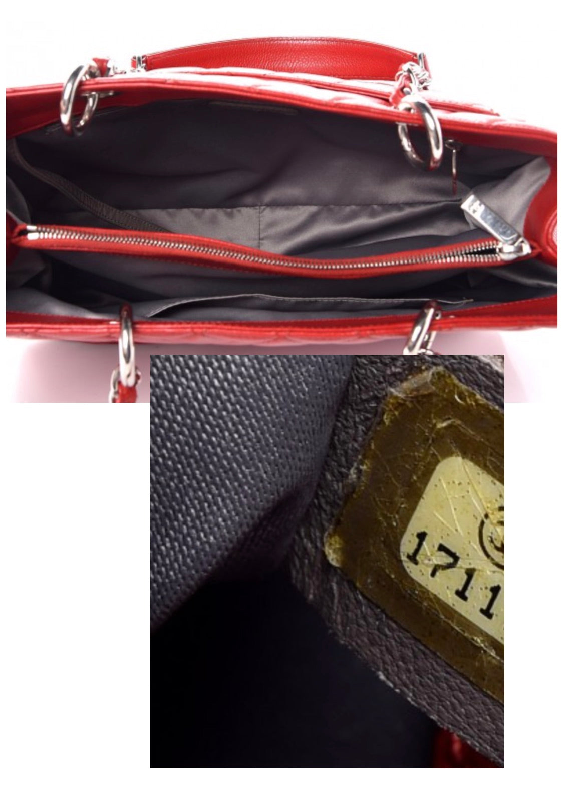 AUTHENTIC Chanel GST Grand Shopping Tote Red Caviar PREOWNED (WBA581) –  Jj's Closet, LLC