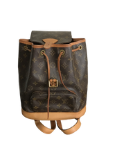 Load image into Gallery viewer, AUTHENTIC Louis Vuitton Montsouris Monogram MM Backpack PREOWNED (WBA937)