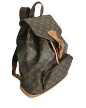 Load image into Gallery viewer, AUTHENTIC Louis Vuitton Montsouris Monogram GM Backpack PREOWNED (WBA840)