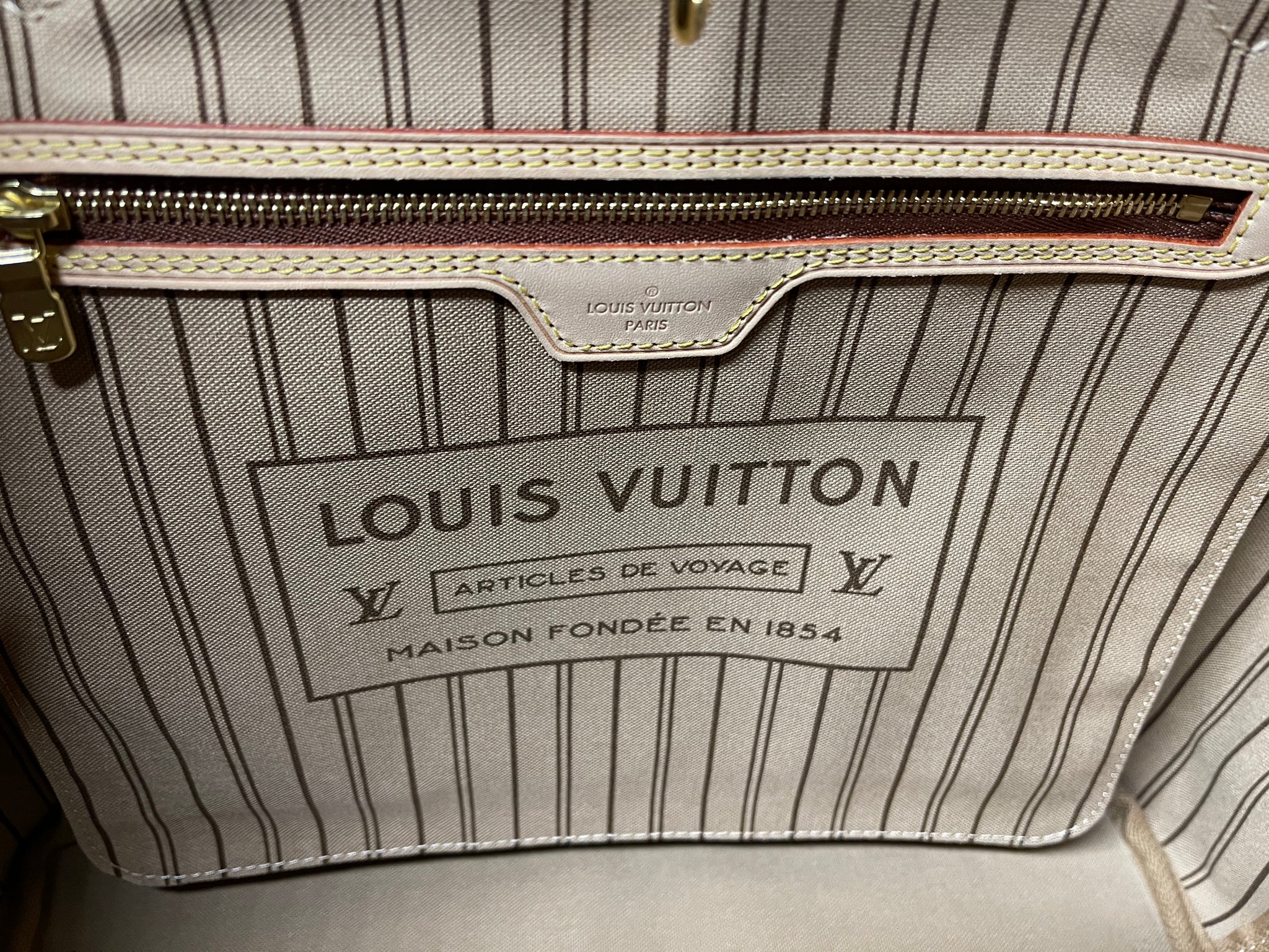 AUTHENTIC Louis Vuitton Neverfull Monogram MM PREOWNED (WBA373