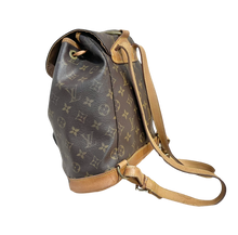 Load image into Gallery viewer, AUTHENTIC Louis Vuitton Montsouris Monogram MM Backpack PREOWNED (WBA594)