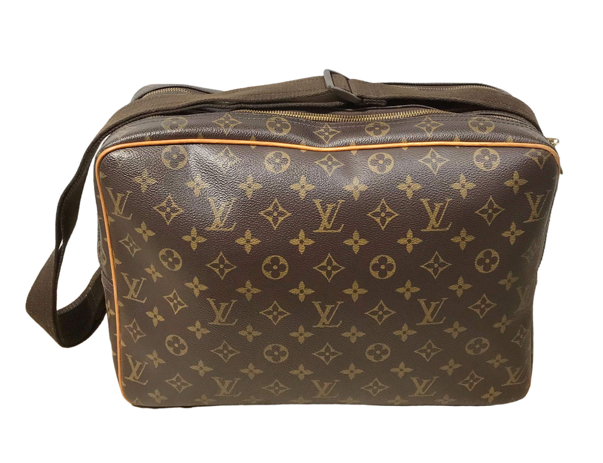 Louis Vuitton Vintage Monogram Canvas Reporter GM Messenger Bag