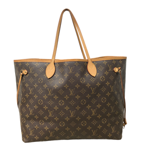 Authentic Louis Vuitton Neverfull MM Tote Monogram Beige With
