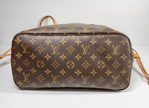 AUTHENTIC Louis Vuitton Neverfull Monogram MM PREOWNED (WBA338)