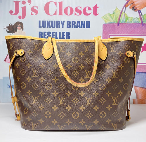 AUTHENTIC Louis Vuitton Neverfull Monogram MM PREOWNED (WBA407)