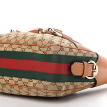 Load image into Gallery viewer, AUTHENTIC Gucci Web Hobo Large Horsebit PREOWNED (WBA509)