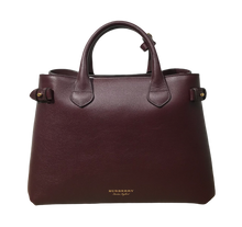 Load image into Gallery viewer, AUTHENTIC Burberry Banner Medium Bag Mahogany Red NEW (WBA830)