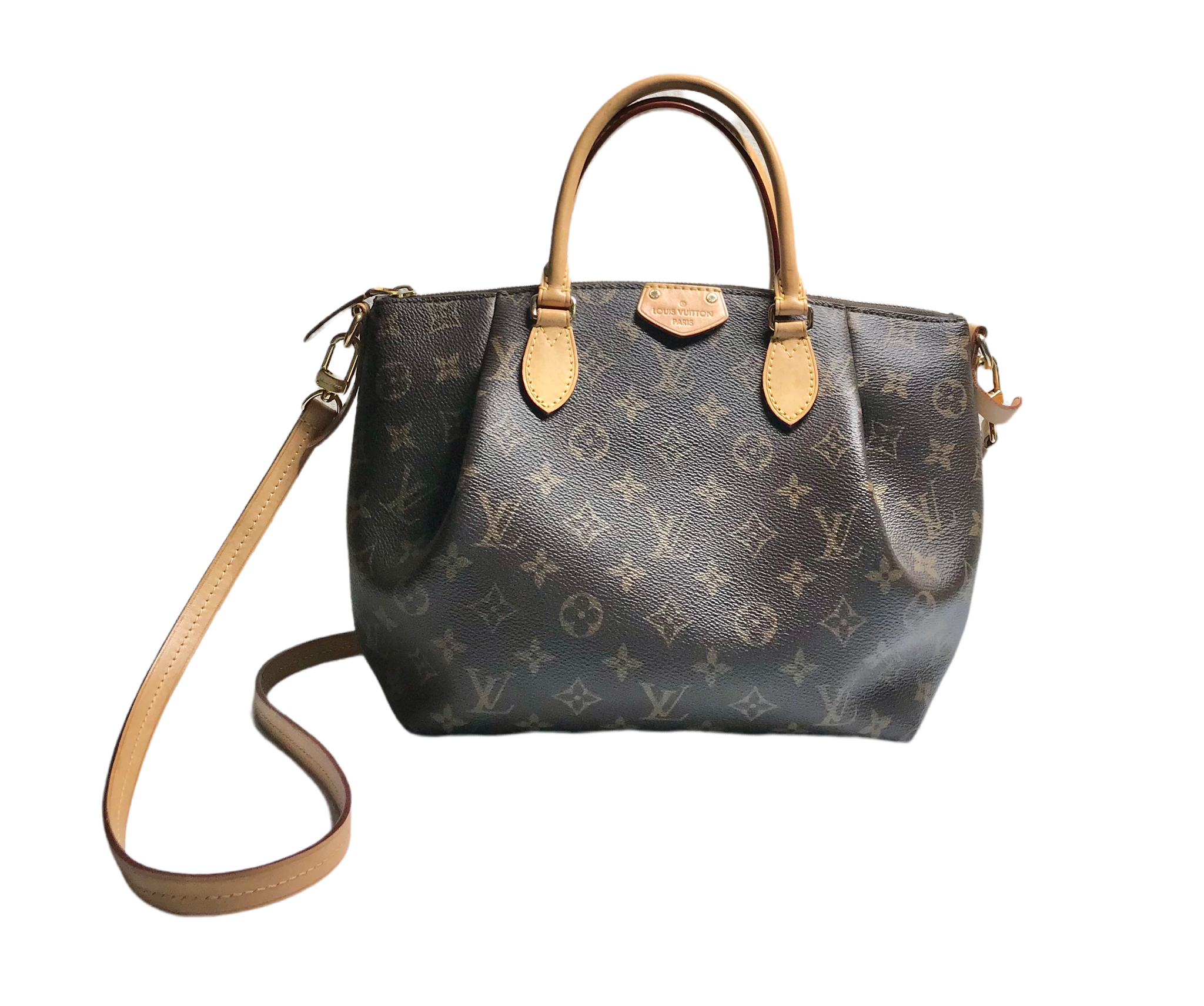 AUTHENTIC Louis Vuitton Turenne PM Monogram PREOWNED (WBA763 AUTHENTIC Louis Vuitton Turenne PM Monogram PREOWNED (WBA763