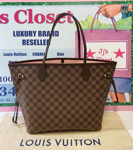 AUTHENTIC Louis Vuitton Neverfull Damier Ebene MM - NEW!!! (WBA286)