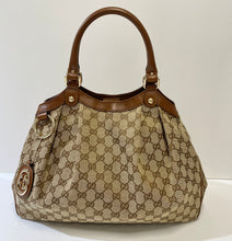 Load image into Gallery viewer, AUTHENTIC Gucci Sukey Brown PREOWNED WBA286)