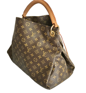 Louis Vuitton, Bags, Auth Louis Vuitton Artsy Handbag Monogram Canvas Mm  On Sale