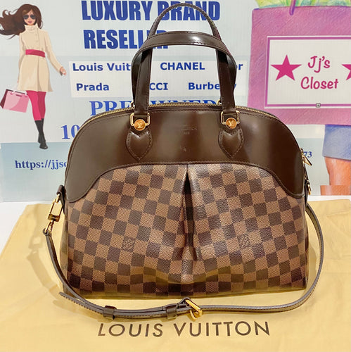 AUTHENTIC Louis Vuitton Salvi Damier Ebene MM PREOWNED (WBA318)